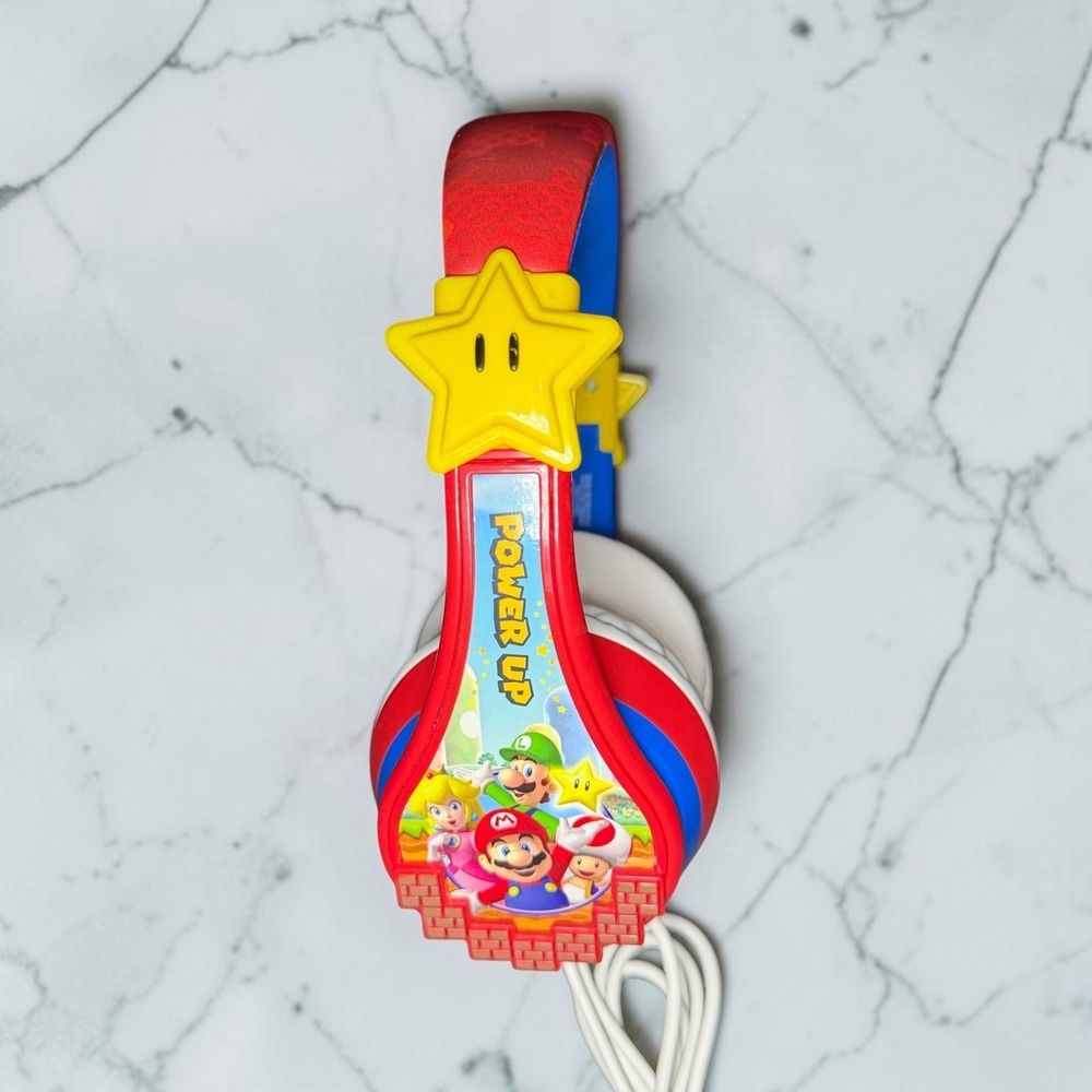 Nintendo Super Mario Bros Kids Bluetooth Wireless Headphones Foldable - Tested!
